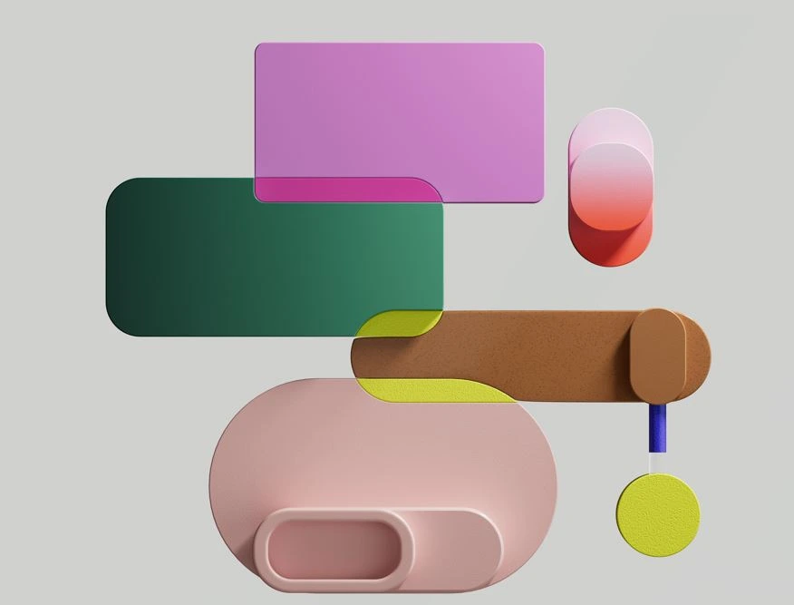 color pallet showing different shapes depicting mental awareness and soft skills